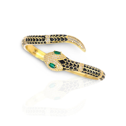 Title Product vendor Bracelets Black Mystic Snake Bangle