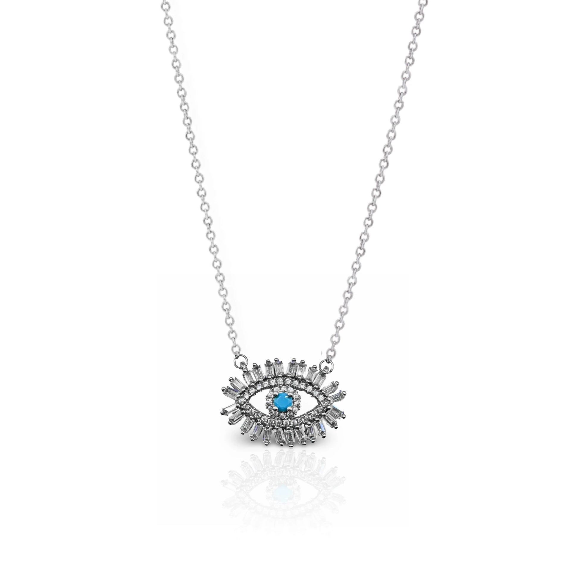 Title Product vendor Necklaces Evil Eye Sparkly Lashes Pendant Necklace