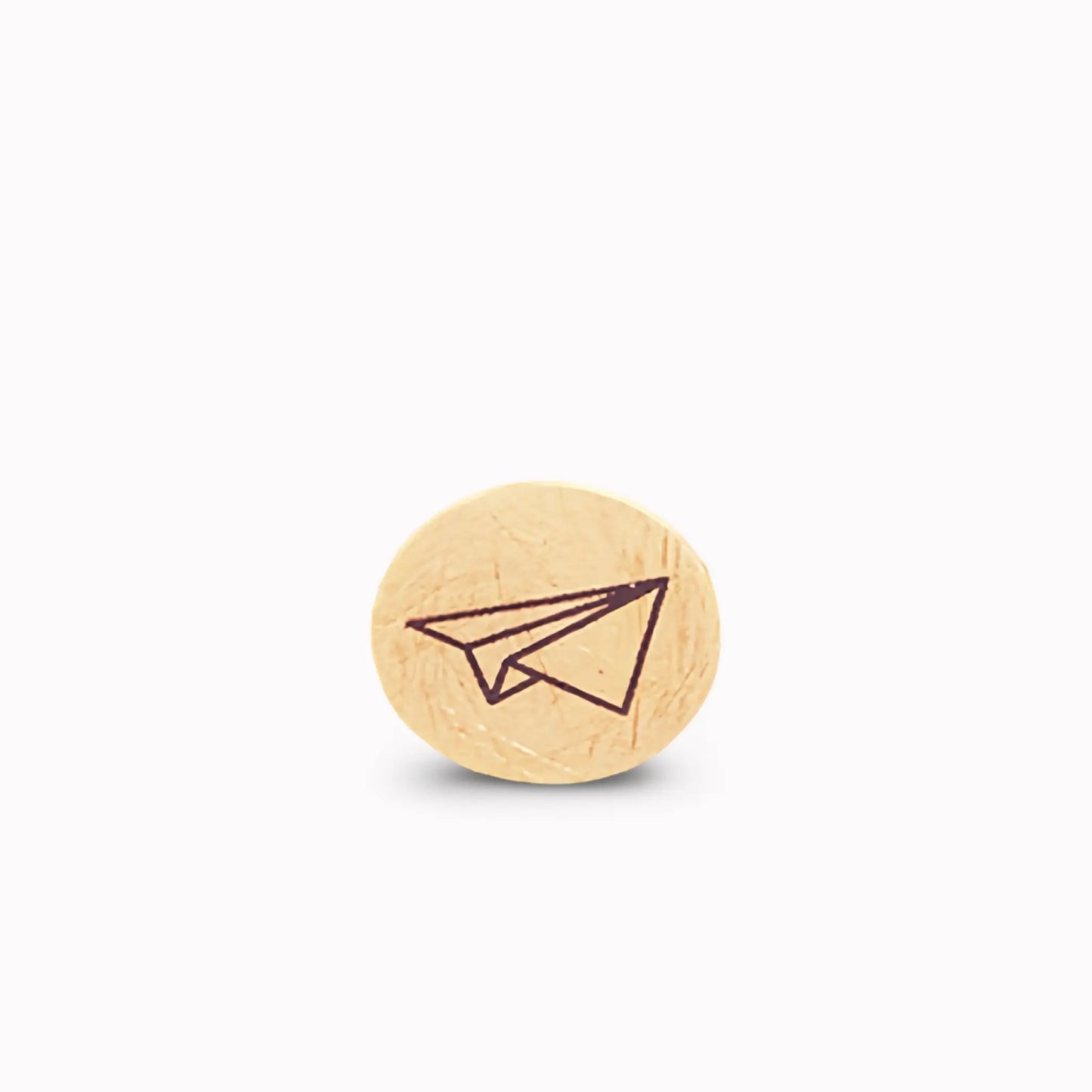 Maktub.wearitbecomeit Paper Airplane Coin Gold Pendant