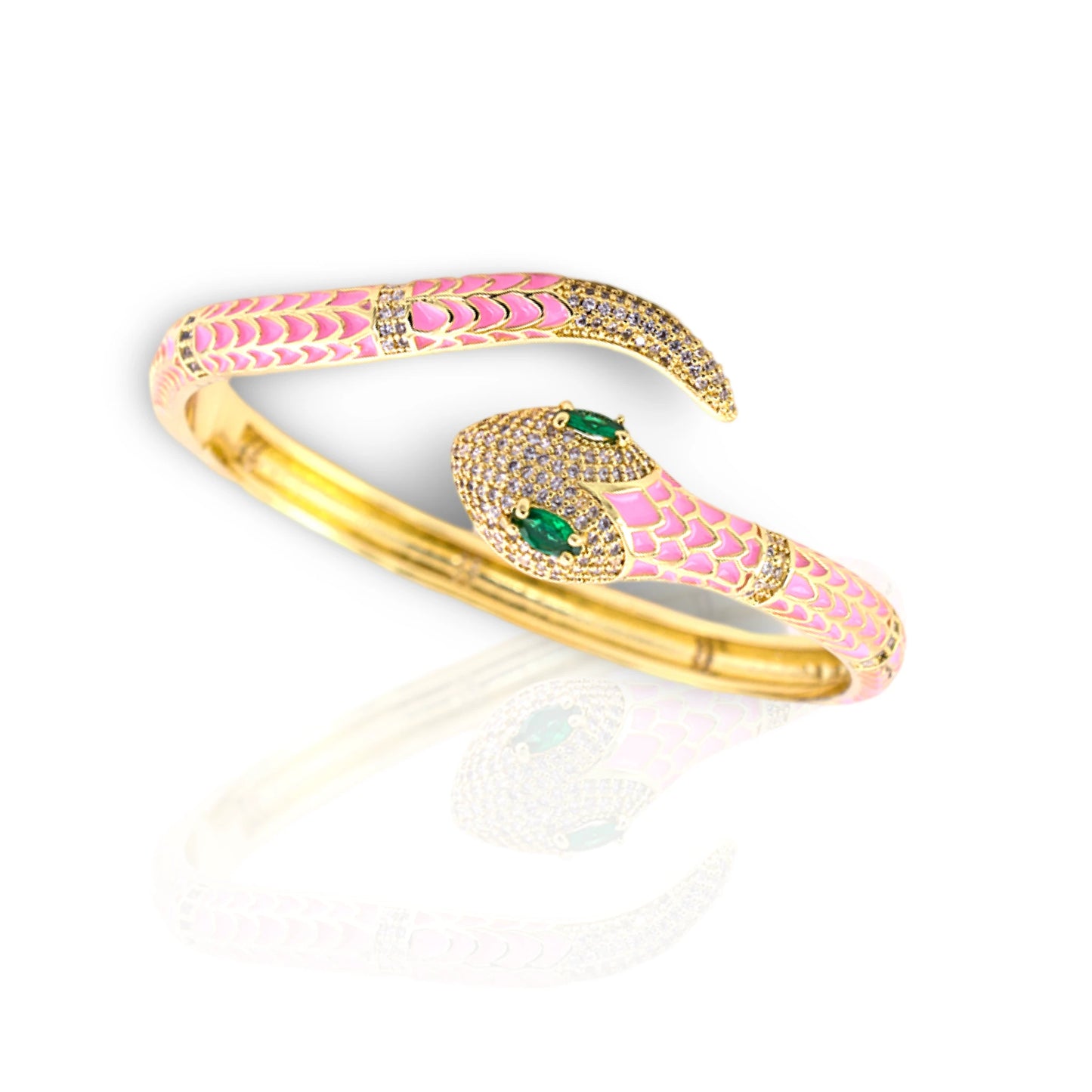Title Product vendor Bracelets Pink Mystic Snake Bangle